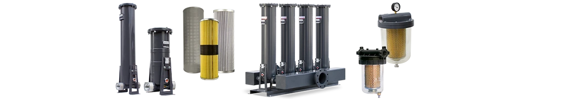 Suodattimet ja vaihtopatruunat polttoaineille ja voiteluaineille